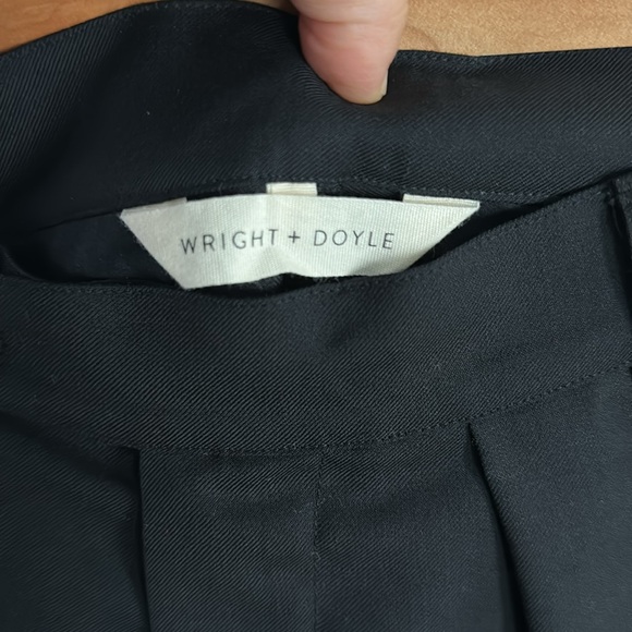 Wright and Doyle Black Pleated Trousers - Picture 6 of 10